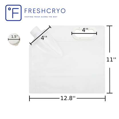 1 Gallon Collapsible Water Container Bag, Clear