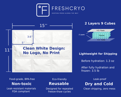2-Ply, 9-Cube Ice Pack, 1 Sheet