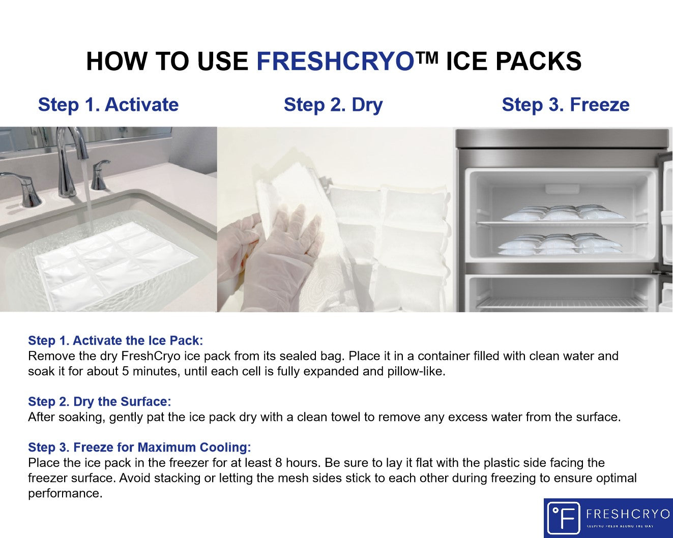 2-Ply, 9-Cube Ice Pack, 1 Sheet