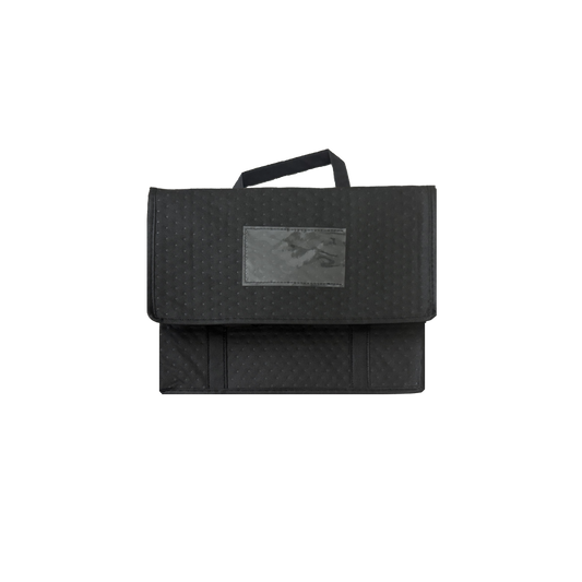 Insulated Food Delivery Bag -  Thermal Carrier with Handle | Black Small